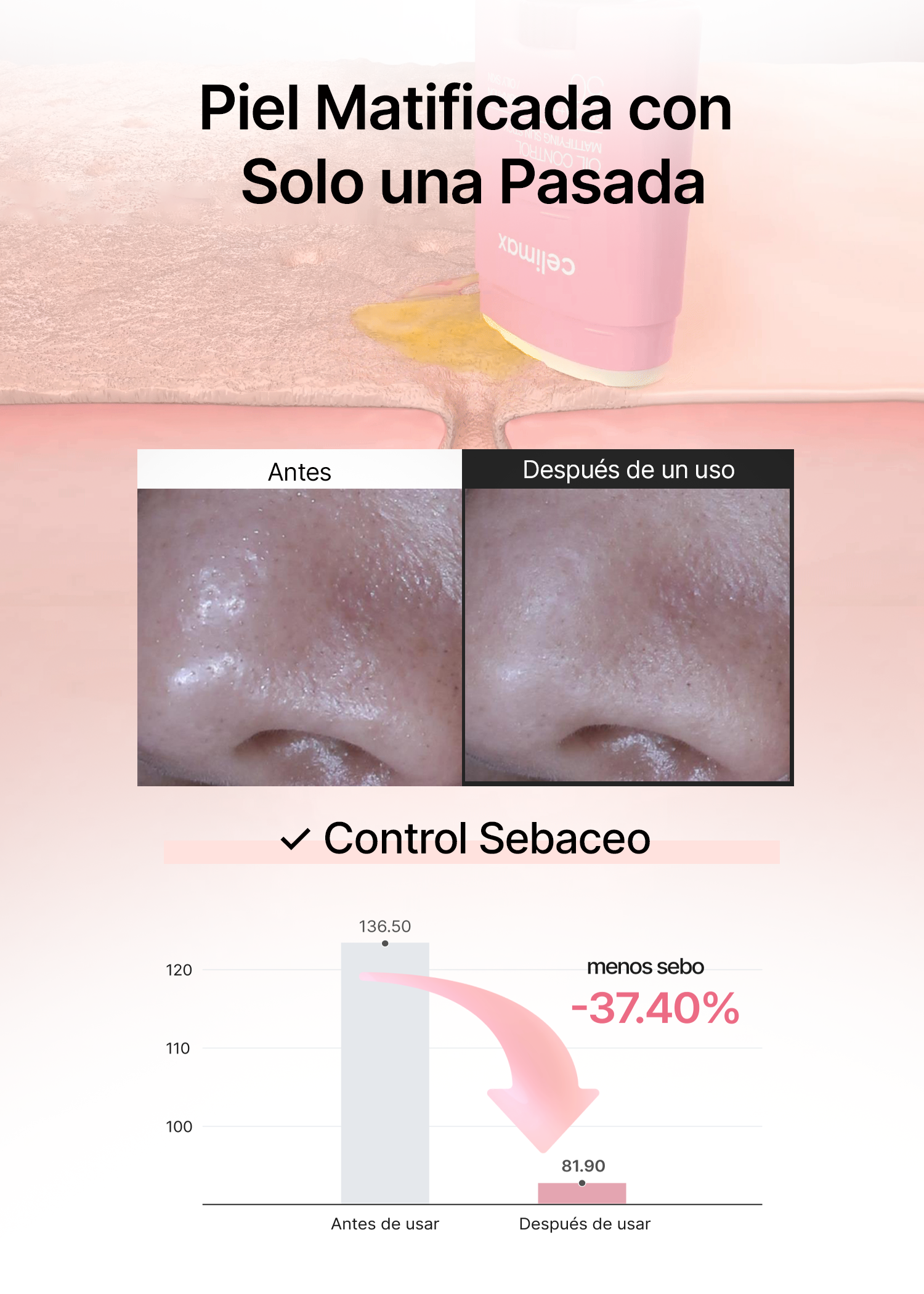 OIL CONTROL MATTIFYING SUN STICK 19g
