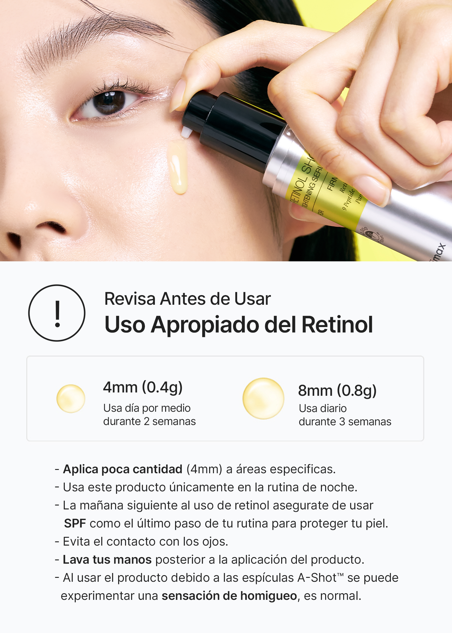 The Vita A Retinol Shot Tightening Serum
